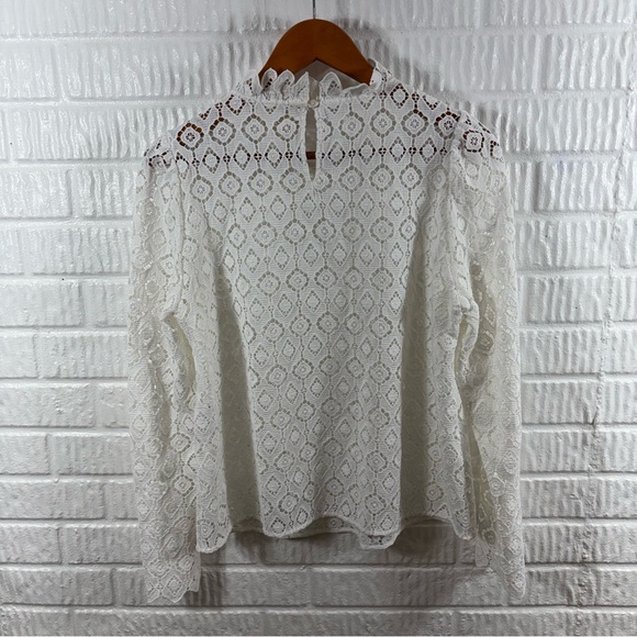 Sézane Eglantine Blouse in Ecru Size 40/US 8 - Picture 3 of 5